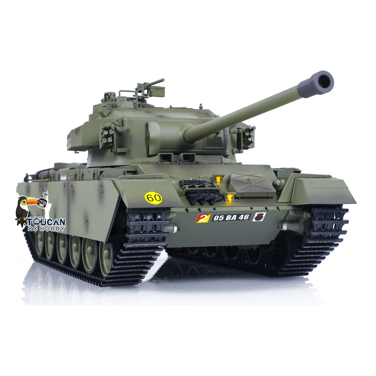 Tongde 1/16 RC Panzer Centurion MK5 Elektrische Panzer Infrarot Kampfsystem BB Einheit Barrel Rückstoß Modell Spielzeug