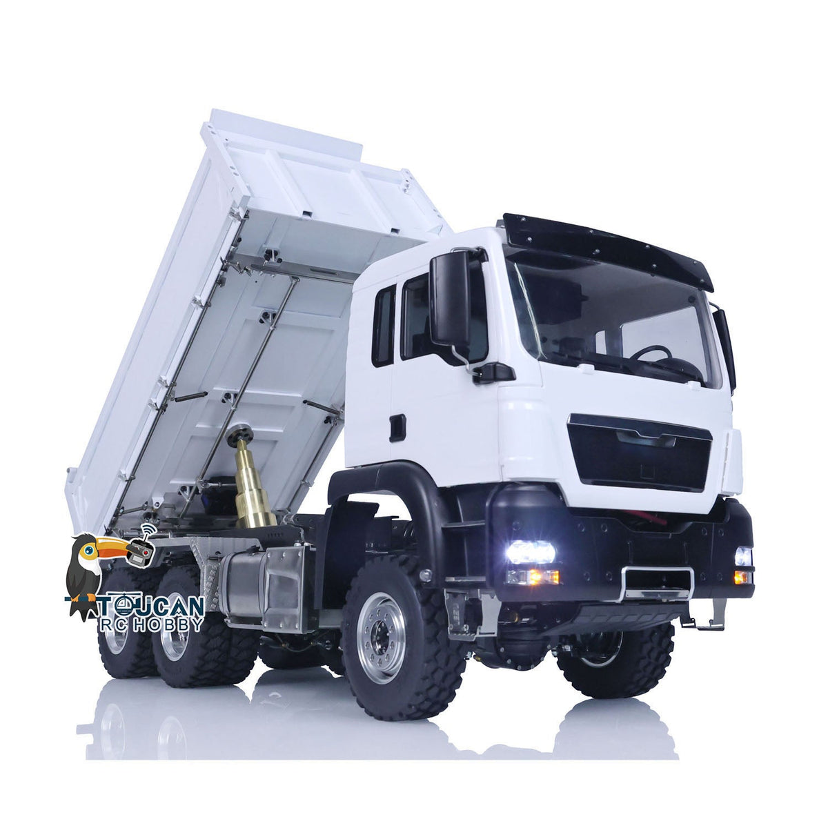TOUCAN RC HOBBY LESU Metal 1/14 RC Hydraulic Equipment Radio Control Dumper Truck RTR Tipper Emulated Car Hobby Model Optional Version