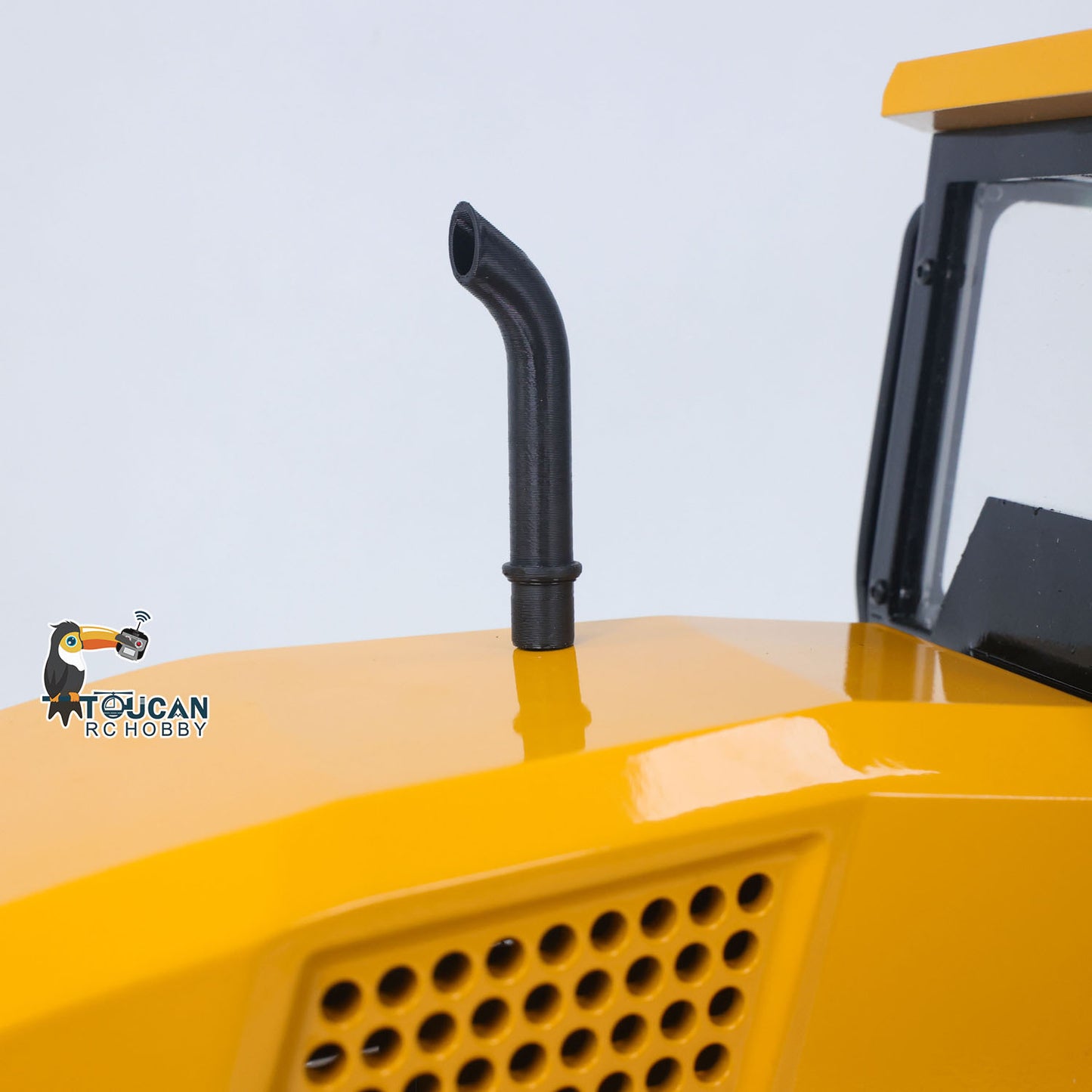 Toucanhobby CS11 1/12 Metal RC Hydraulic Road Roller 2 Way Valve FlySky ST8 Remote Controller Construction Model for Hobbyists