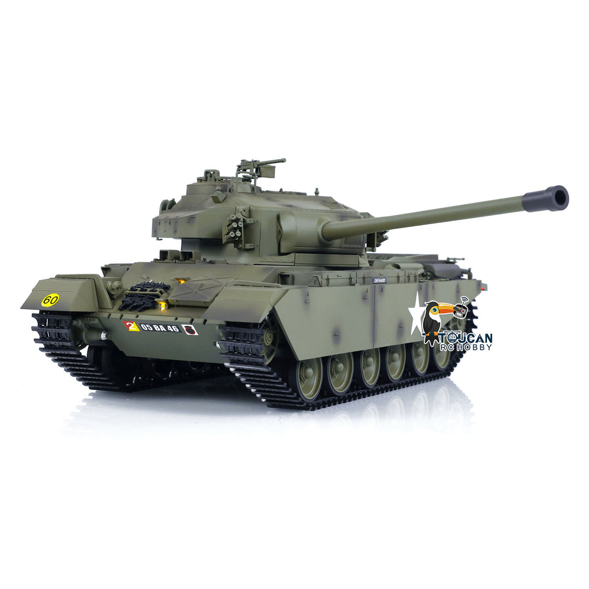 Tongde 1/16 RC Panzer Centurion MK5 Elektrische Panzer Infrarot Kampfsystem BB Einheit Barrel Rückstoß Modell Spielzeug