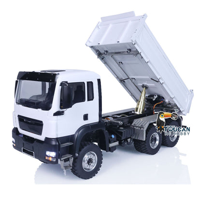 TOUCAN RC HOBBY LESU Metal 1/14 RC Hydraulic Equipment Radio Control Dumper Truck RTR Tipper Emulated Car Hobby Model Optional Version
