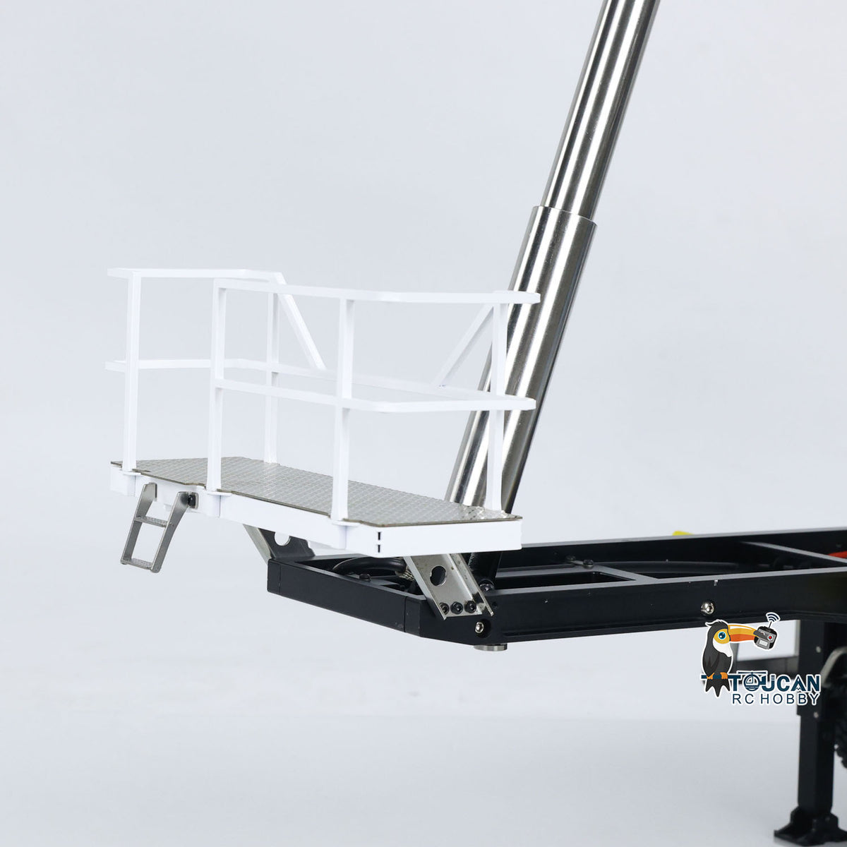 MD-3Axles 1/14 Scale 3-Axle Hydraulic Dump Semi-Trailer Unpainted Ready for Custom Paint No Battery