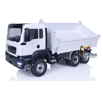 TOUCAN RC HOBBY LESU Metal 1/14 RC Hydraulic Equipment Radio Control Dumper Truck RTR Tipper Emulated Car Hobby Model Optional Version