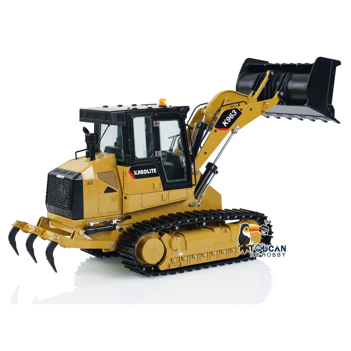 In Stock TOUCAN RC HOBBY Kabolite 1/16 Hydraulic RC Loader K963-100 Remote Control Construction Vehicles Painted Assembled ST8 Servo Motor ESC