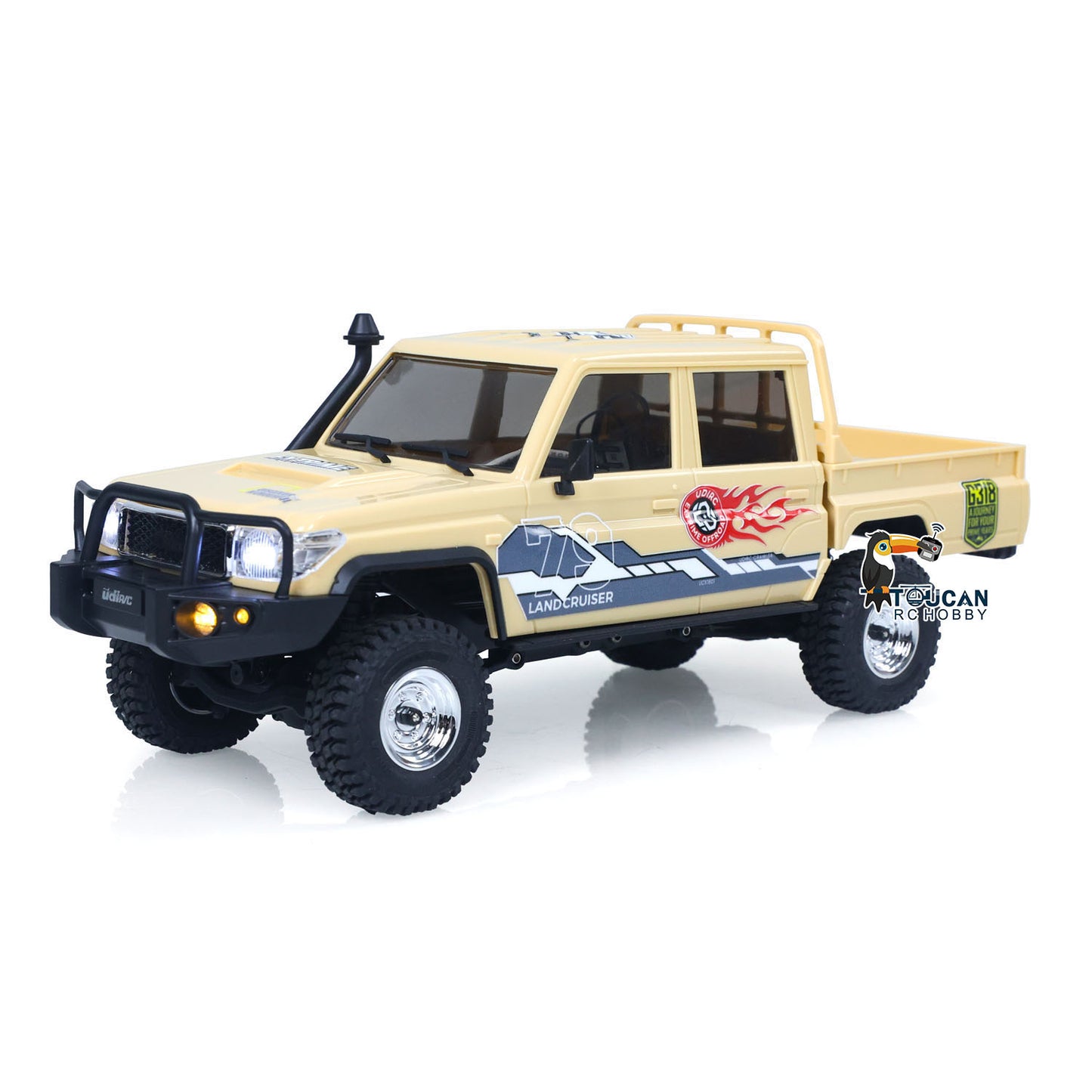 UDI RC 1/18 Remote Control Off Road Car UCX1801PRO 5G Servo 10A Brushless ESC 1212 Motor Quick Release Bodyshell RC Model Toys