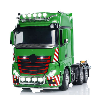 1/14 3-Achsen RC Sattelzugmaschine TOUCAN Lackiert Zusammengebaut 6x4 3363 Ferngesteuerter LKW RTR Modell ST8 Funkbatterie