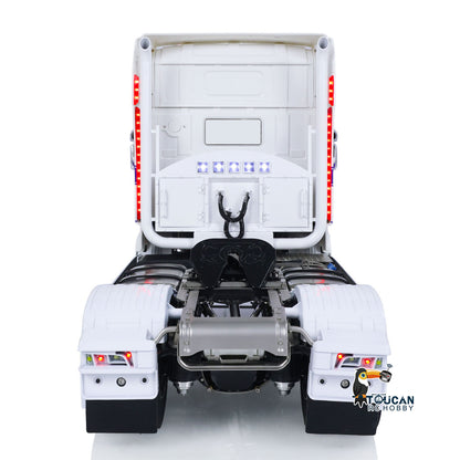 1/14 RC Sattelzugmaschine 4x4 RTR Transportfahrzeug Metallchassis R730 Smoke 3-Gang Zusammengebauter LKW