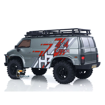 Fast  Free Shipping CR18P 1810503 Hobby Plus 1/18 4X4 RC Rock Crawler Electric Remote Control Off Road Vehicle RockVan Light System Shock Absorber