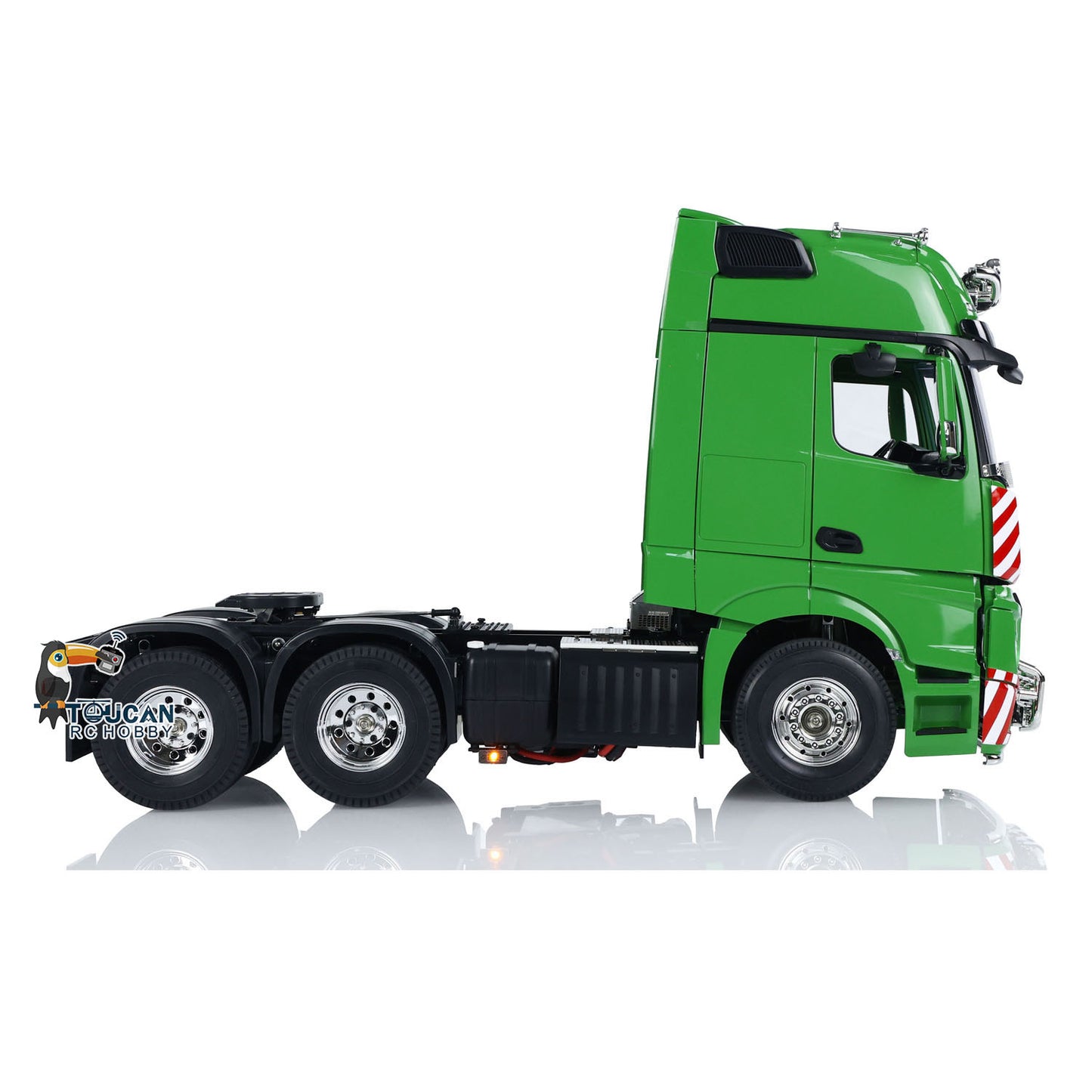 1/14 3-Achsen RC Sattelzugmaschine TOUCAN Lackiert Zusammengebaut 6x4 3363 Ferngesteuerter LKW RTR Modell ST8 Funkbatterie
