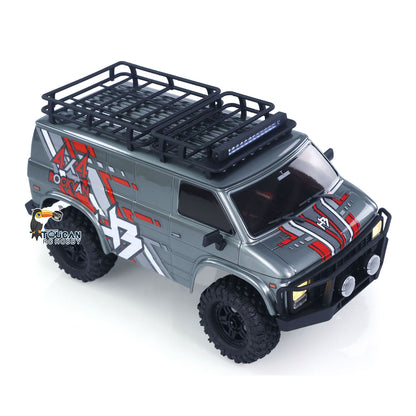 4WD Hobby Plus 1/18 RC Rock Crawler CR18P 1810503 2-Gang Elektro Funkgesteuertes Geländefahrzeug Portalachse FlySky Radio