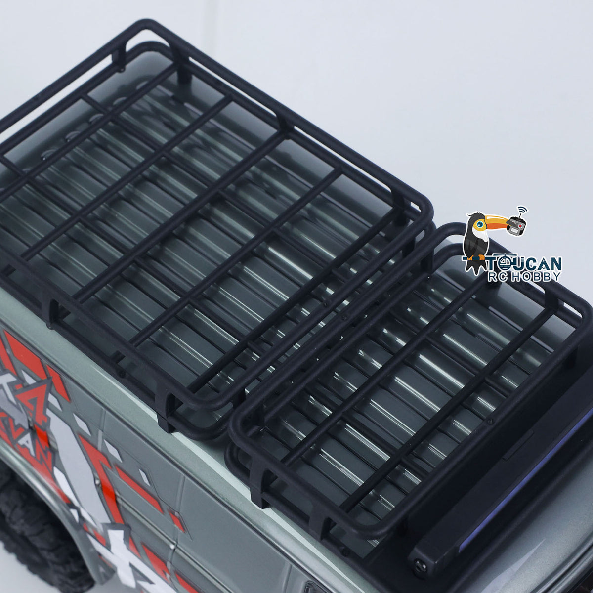 4WD Hobby Plus 1/18 RC Rock Crawler CR18P 1810503 2-Gang Elektro Funkgesteuertes Geländefahrzeug Portalachse FlySky Radio