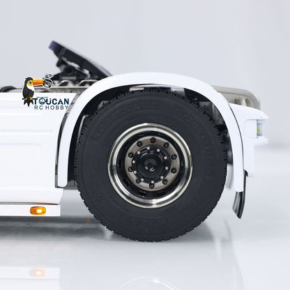 1/14 RC Sattelzugmaschine 4x4 RTR Transportfahrzeug Metallchassis R730 Smoke 3-Gang Zusammengebauter LKW