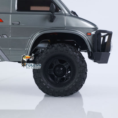 Fast  Free Shipping CR18P 1810503 Hobby Plus 1/18 4X4 RC Rock Crawler Electric Remote Control Off Road Vehicle RockVan Light System Shock Absorber