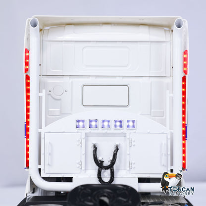 1/14 RC Sattelzugmaschine 4x4 RTR Transportfahrzeug Metallchassis R730 Smoke 3-Gang Zusammengebauter LKW