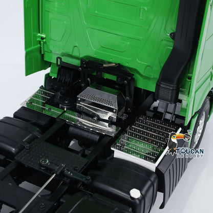 1/14 3-Achsen RC Sattelzugmaschine TOUCAN Lackiert Zusammengebaut 6x4 3363 Ferngesteuerter LKW RTR Modell ST8 Funkbatterie