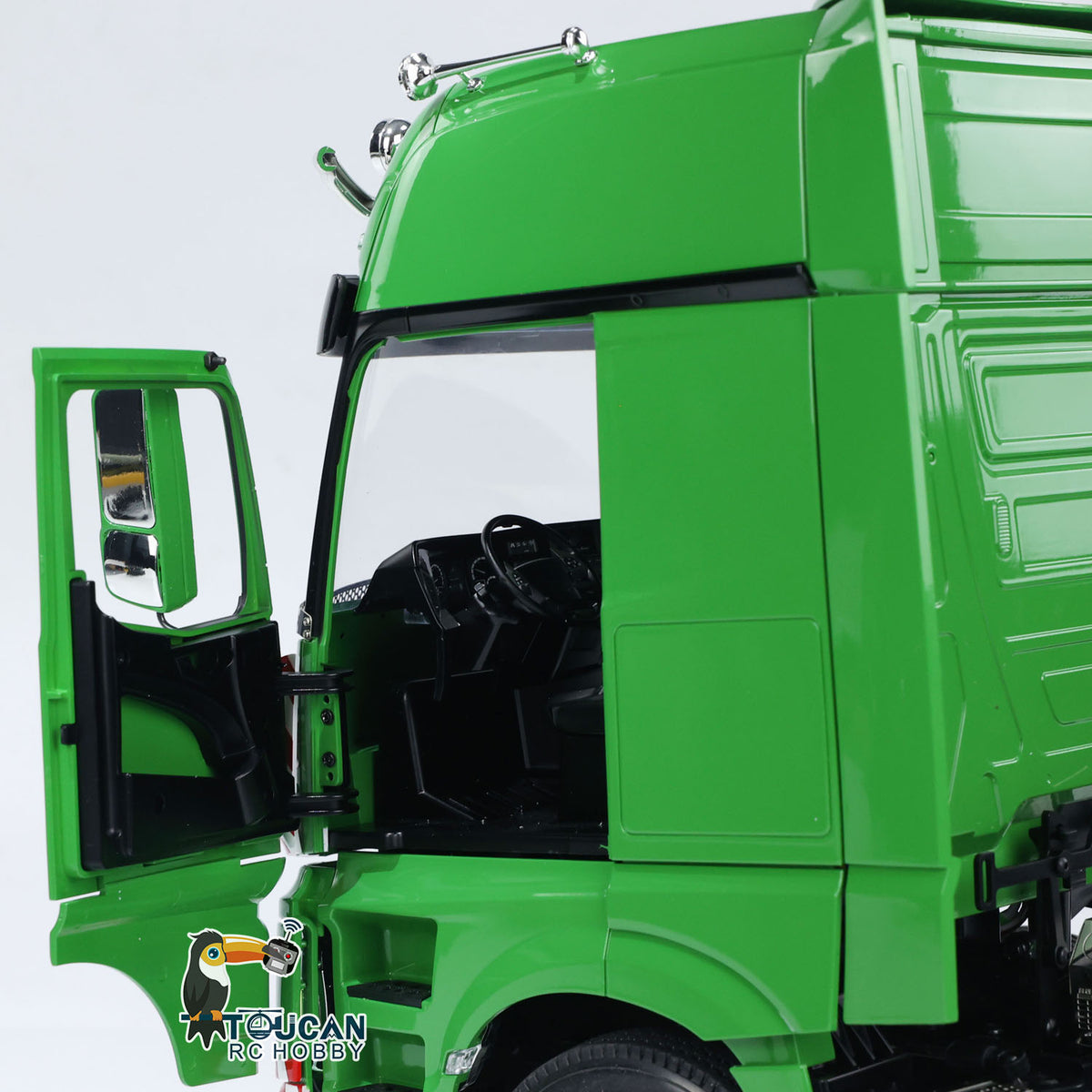 1/14 3-Achsen RC Sattelzugmaschine TOUCAN Lackiert Zusammengebaut 6x4 3363 Ferngesteuerter LKW RTR Modell ST8 Funkbatterie