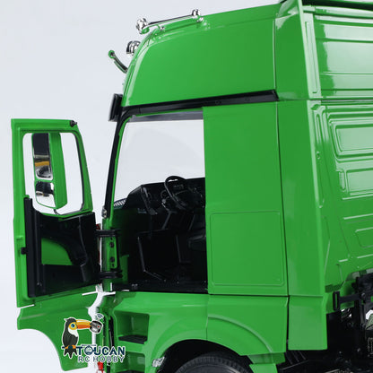 1/14 3-Achsen RC Sattelzugmaschine TOUCAN Lackiert Zusammengebaut 6x4 3363 Ferngesteuerter LKW RTR Modell ST8 Funkbatterie
