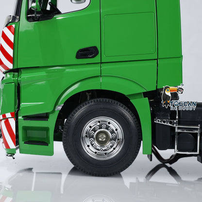 1/14 3-Achsen RC Sattelzugmaschine TOUCAN Lackiert Zusammengebaut 6x4 3363 Ferngesteuerter LKW RTR Modell ST8 Funkbatterie