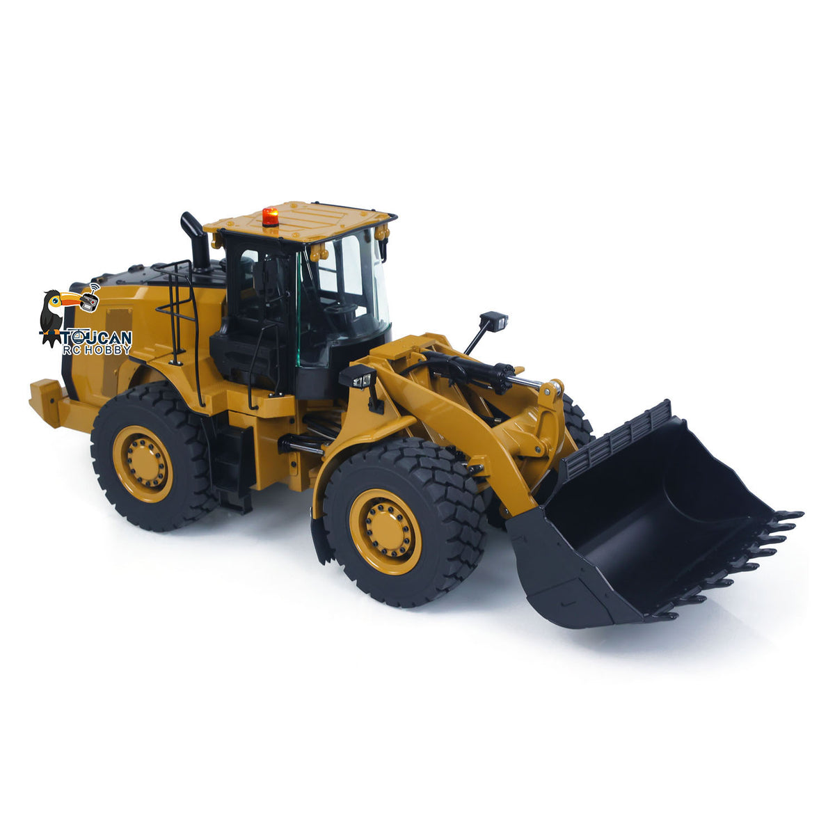 Fast Free Shipping HUINA K966 KABOLITE 2.4G 1/16 Hydraulic RC Loader Car Construction Vehicle Model 7500mAh Battery Charger Light Sound System