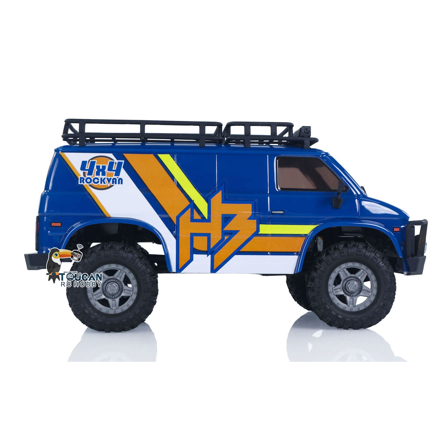 4WD Hobby Plus 1/18 RC Rock Crawler CR18P 1810503 2-Gang Elektro Funkgesteuertes Geländefahrzeug Portalachse FlySky Radio