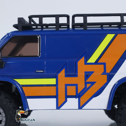 4WD Hobby Plus 1/18 RC Rock Crawler CR18P 1810503 2-Gang Elektro Funkgesteuertes Geländefahrzeug Portalachse FlySky Radio