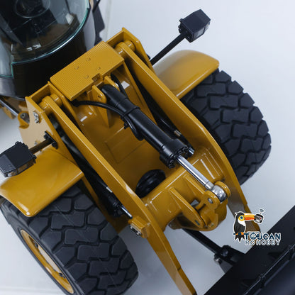 Fast Free Shipping HUINA K966 KABOLITE 2.4G 1/16 Hydraulic RC Loader Car Construction Vehicle Model 7500mAh Battery Charger Light Sound System