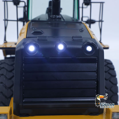 Fast Free Shipping HUINA K966 KABOLITE 2.4G 1/16 Hydraulic RC Loader Car Construction Vehicle Model 7500mAh Battery Charger Light Sound System