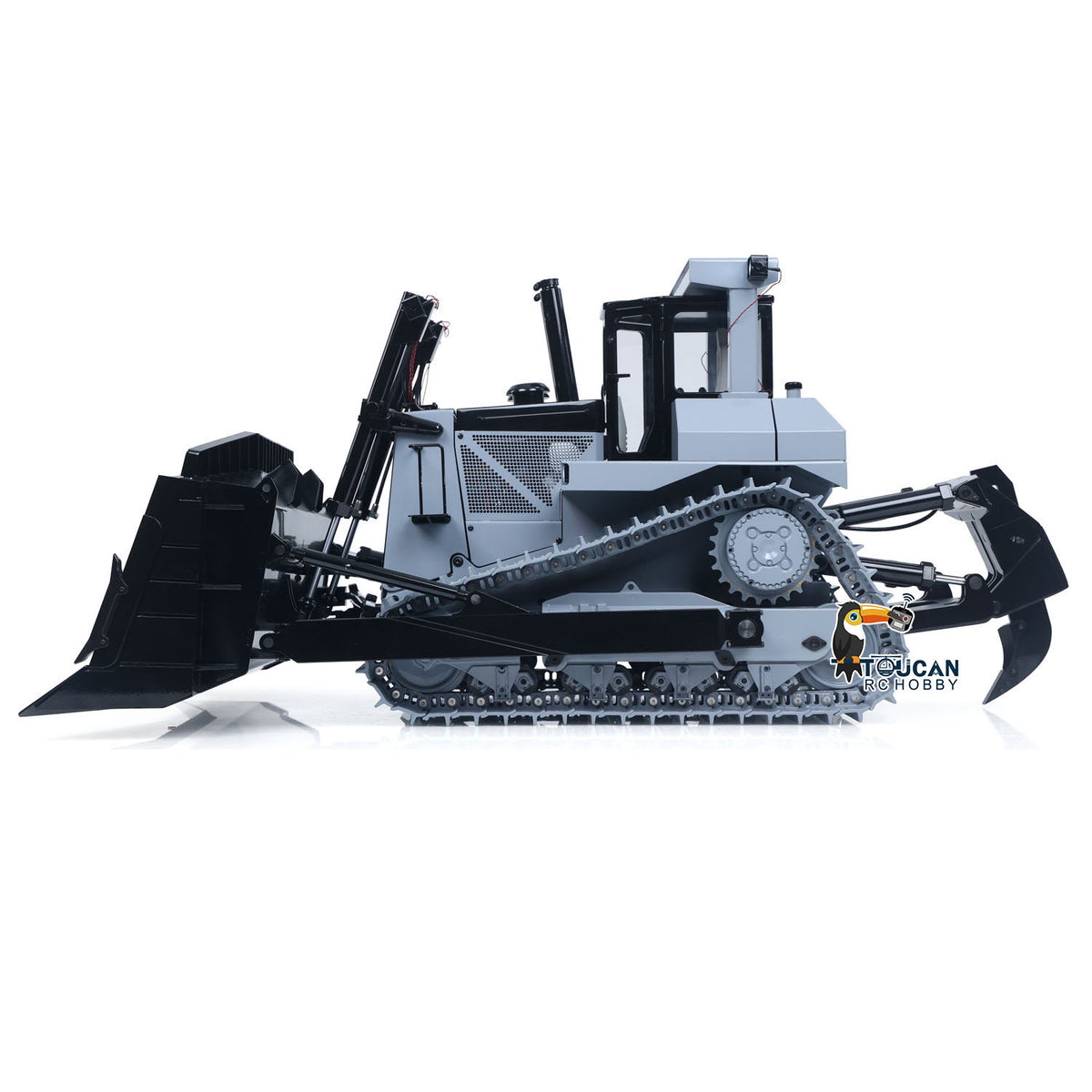 JDM-98Ultra 1/14 Metal Hydraulic Bulldozer PNP Yellow w/201 Sound Unit ST8 Radio