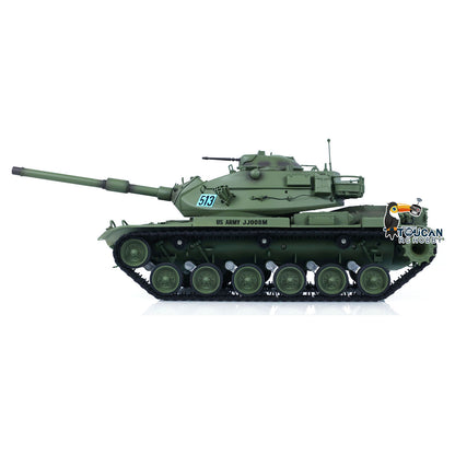 TD Model 1/16 RC Panzer M60A3 USA Fernbedienung Infrarot und BB Kampfpanzerwagenmodell Lackiert Zusammengebaut Sound Rauch Elektrischer Panzerlauf Rückstoß