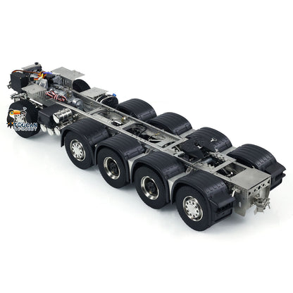 ScaleClub 1/14 1x1 5-Achs Metallchassis für RC Traktor Funksteuerung LKW R73 R62 Elektroautomodelle DIY Teile