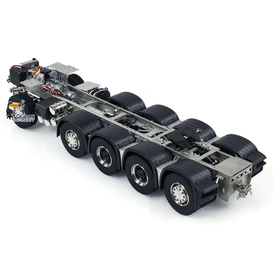 In Stock ScaleClub 1/14 1x1 5-Axle Metal Chassis for RC Tractor Radio Control Truck R73 R62 Electric Car Models DIY Parts