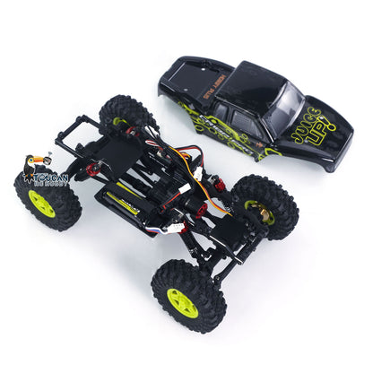1/18 2,4G RC Rock Crawler Auto 4*4 Fernbedienung Crawler CR18P PRO Juice Up Hobbywing Bürstenloser Motor ESC Batterie Betriebsbereit