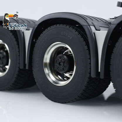 ScaleClub 1/14 1x1 5-Achs Metallchassis für RC Traktor Funksteuerung LKW R73 R62 Elektroautomodelle DIY Teile