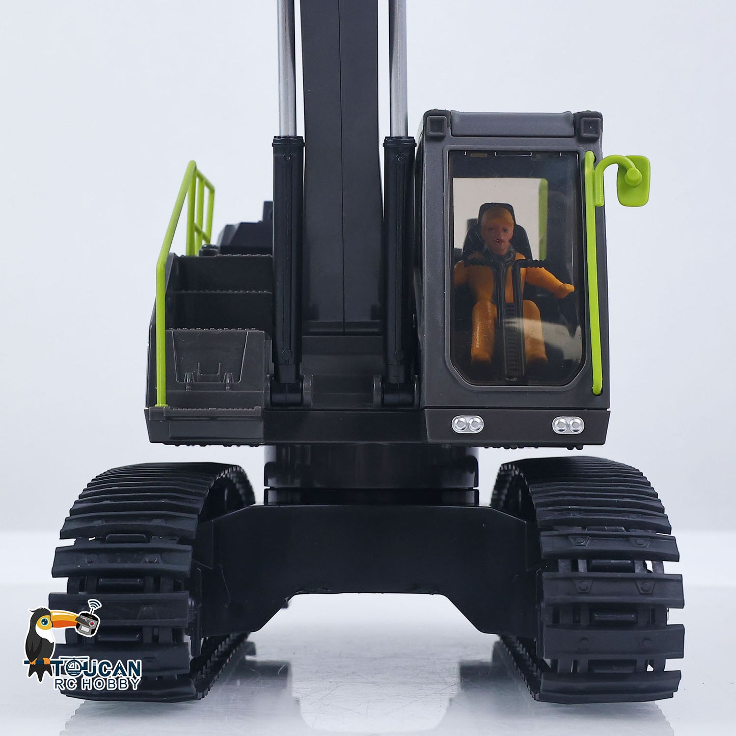 HUINA 1/18 Electric RC Excavator 1661 Remote Control Digger Finished RTR  Model Battery Light Effects Metal Bucket No Sound