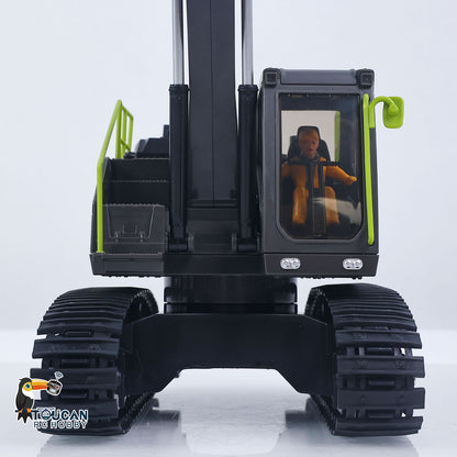 HUINA 1/18 Electric RC Excavator 1661 Remote Control Digger Finished RTR  Model Battery Light Effects Metal Bucket No Sound