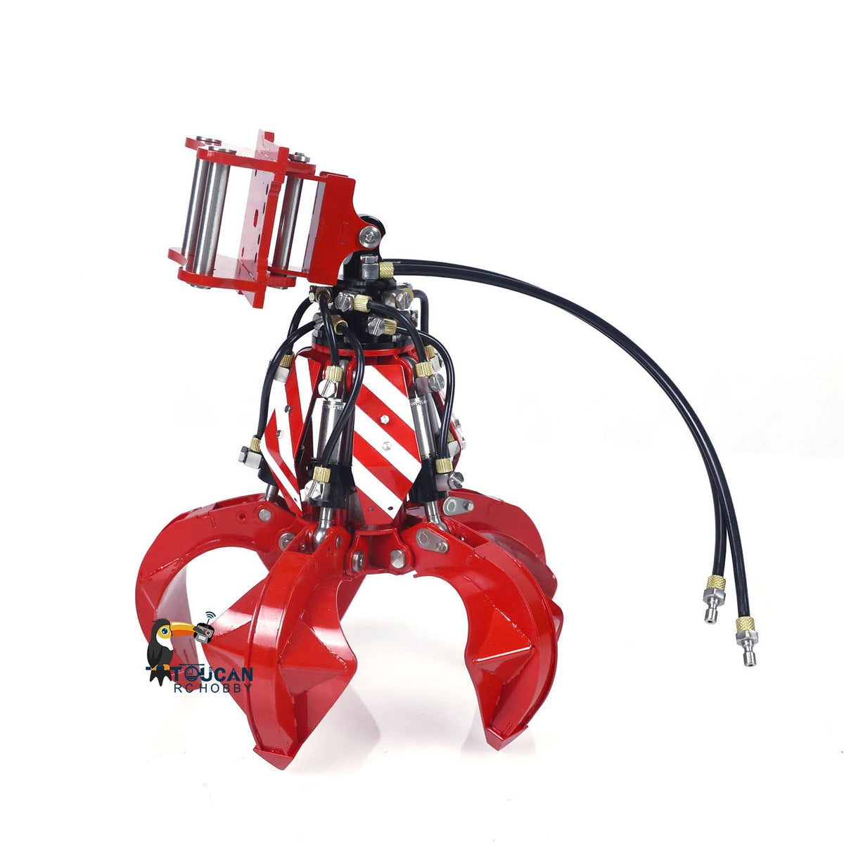 TOUCAN RC HOBBY LESU 1/14 RC Metal Hydraulic Aoue ET30H Wheeled Painted Excavator Heavy Ripper Hydraulic Crusher fork Bucket B