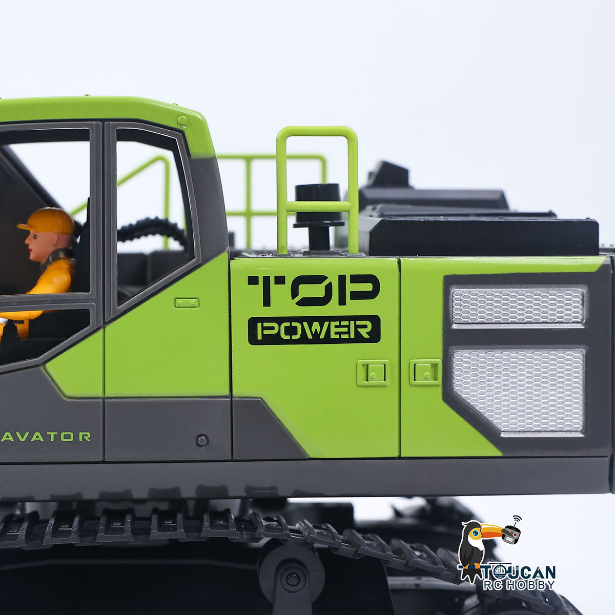 HUINA 1/18 Electric RC Excavator 1661 Remote Control Digger Finished RTR  Model Battery Light Effects Metal Bucket No Sound