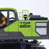 HUINA 1/18 Electric RC Excavator 1661 Remote Control Digger Finished RTR  Model Battery Light Effects Metal Bucket No Sound
