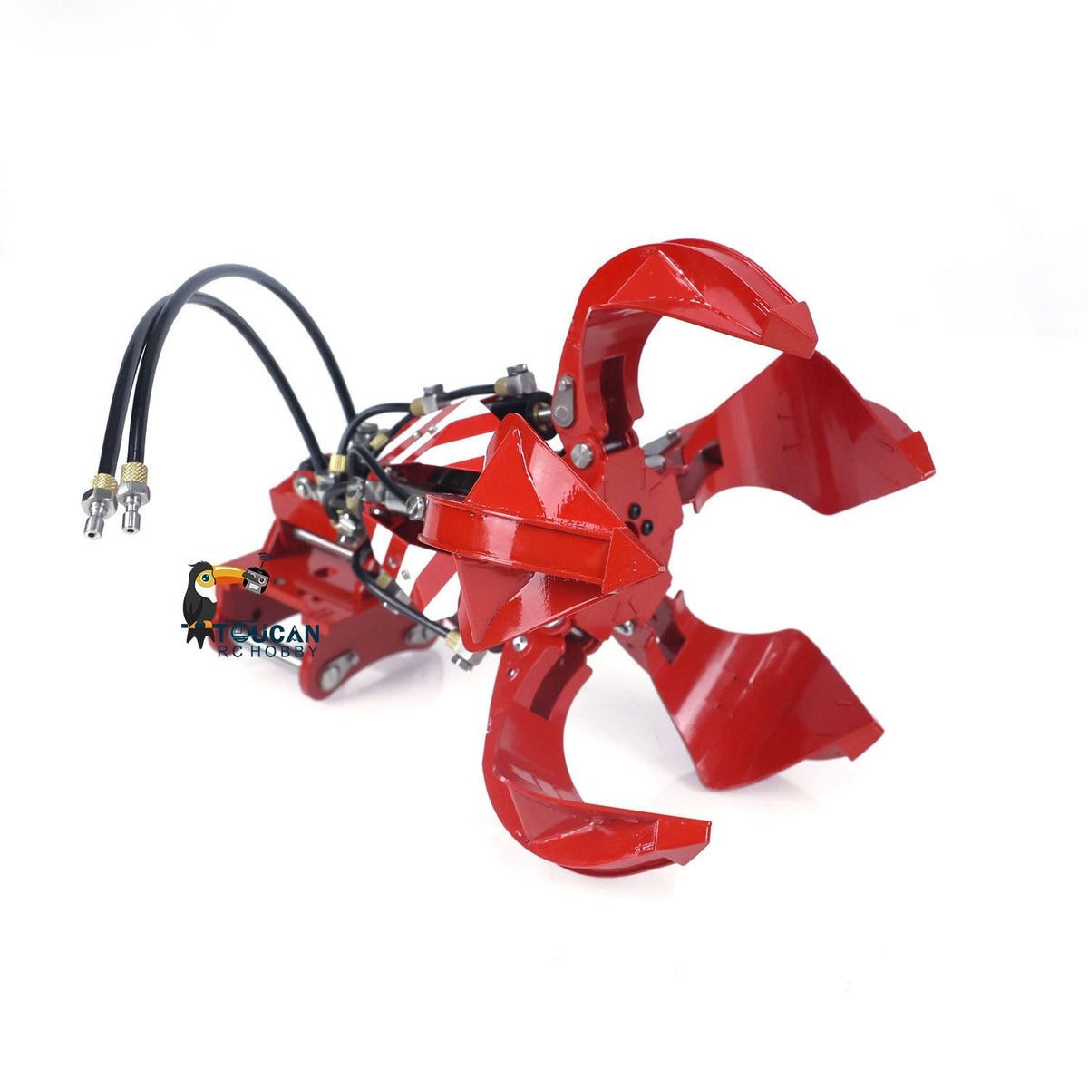 TOUCAN RC HOBBY LESU 1/14 RC Metal Hydraulic Aoue ET30H Wheeled Painted Excavator Heavy Ripper Hydraulic Crusher fork Bucket B