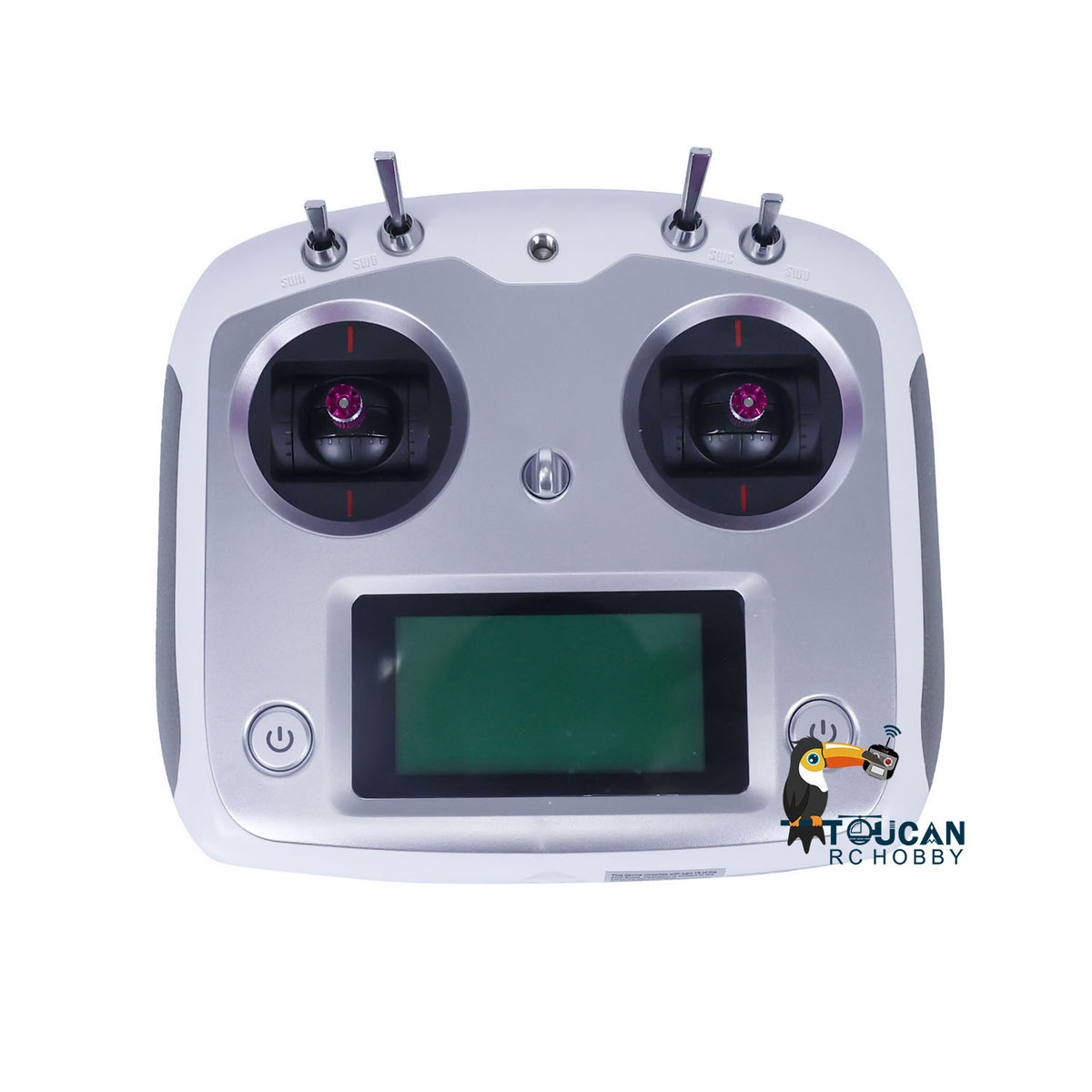 TOUCAN RC HOBBY i6S 10CH Remote Control 2.4GHz Transmitter iA6B iA10B Receiver Radio Ssytem RC Glider Model Full Touchscreen Interface