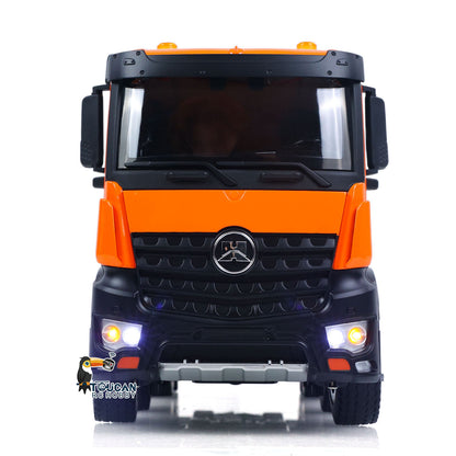 TOUCAN RC HOBBY Fast Free ShippingHUINA 1/14 Metal Remote Control Dump Truck 1536-1 8X8 Electric Lifting RC Tipper Finished Model RTR Light Sound Effects Battery