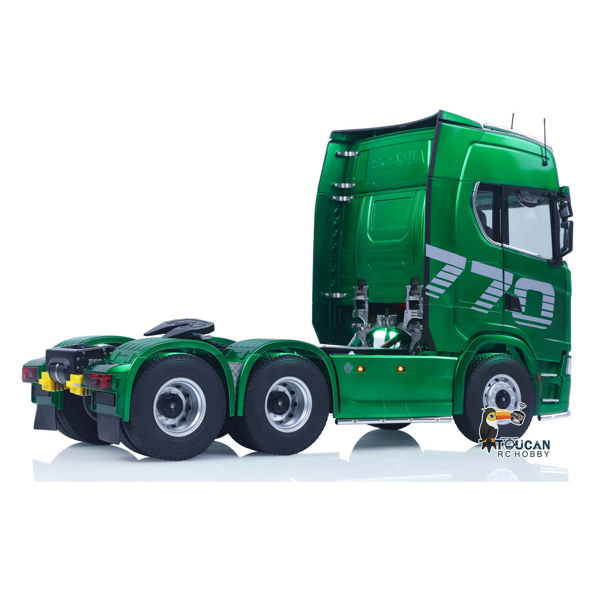 RTR TOUCAN 1/14 Romote Control Tractor Truck 770S 6*6 2Speed RC Lorry Car Smoke Unit Axle Locks Openable Door Lights Sounds