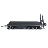 Metal 6 Axles Full Trailer for Excavator Loader 1/10 1/8 1/7 RC Car 1/14 1/12 Hydraulic Tracktor Trucks TOUCAN Painted