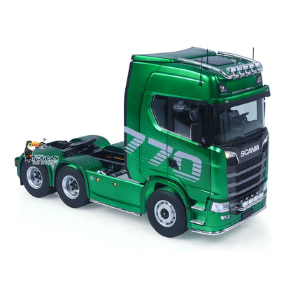RTR TOUCAN 1/14 Romote Control Tractor Truck 770S 6*6 2Speed RC Lorry Car Smoke Unit Axle Locks Openable Door Lights Sounds