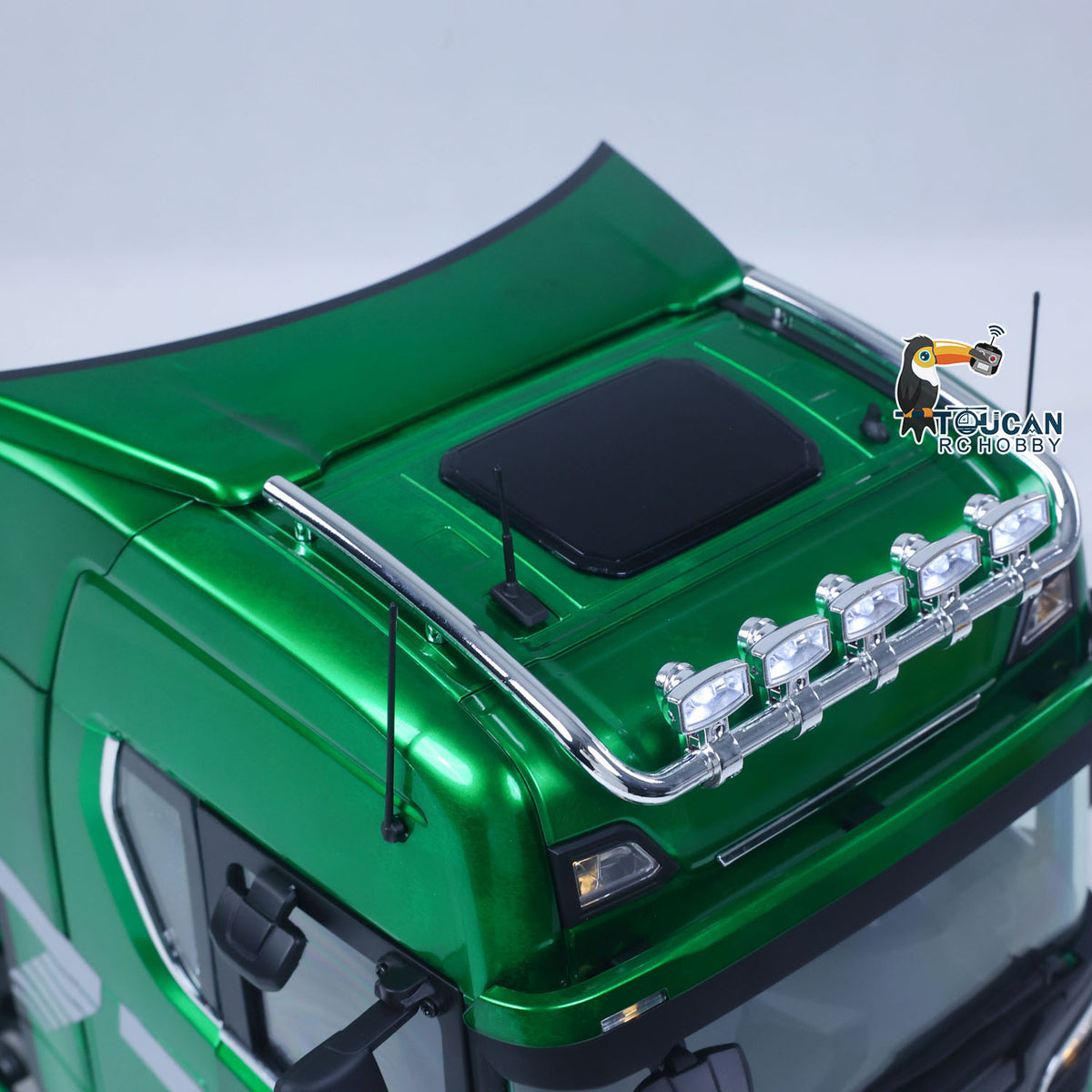 RTR TOUCAN 1/14 Romote Control Tractor Truck 770S 6*6 2Speed RC Lorry Car Smoke Unit Axle Locks Openable Door Lights Sounds