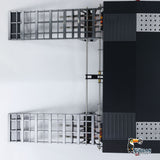 Metal 6 Axles Full Trailer for Excavator Loader 1/10 1/8 1/7 RC Car 1/14 1/12 Hydraulic Tracktor Trucks TOUCAN Painted