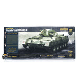 CoolBank 1/16 Radio Control Tank Crusader MK III 360 Degre Turret Rotation Barrel Recoil Elevation Light Sound Smoke System