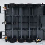 Metal 6 Axles Full Trailer for 1/10 1/8 1/7 RC Car 1/14 1/12 Hydraulic Trucks