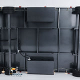 Metal 6 Axles Full Trailer for 1/10 1/8 1/7 RC Car 1/14 1/12 Hydraulic Trucks