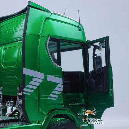RTR TOUCAN 1/14 Romote Control Tractor Truck 770S 6*6 2Speed RC Lorry Car Smoke Unit Axle Locks Openable Door Lights Sounds
